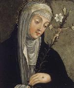 unknow artist St Catherine of Siena France oil painting artist